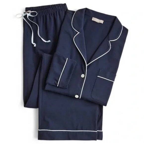 J. Crew Other - NWOT J Crew End-On-End Cotton Long-Sleeve Pajama Set XXL